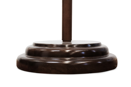 НФ-00041519-Стойка 1-ая напольная, в сборе древко разборное 2,2м, с навершиемКапля. Цвет Венге. Материал Бук