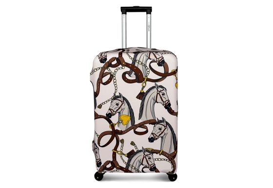 чехол_для_чемодана_премиум_м_бифлекс_розовые_лошади