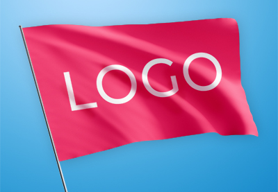 Флаги со своим логотипом