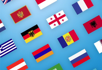 Красивые флаги стран мира