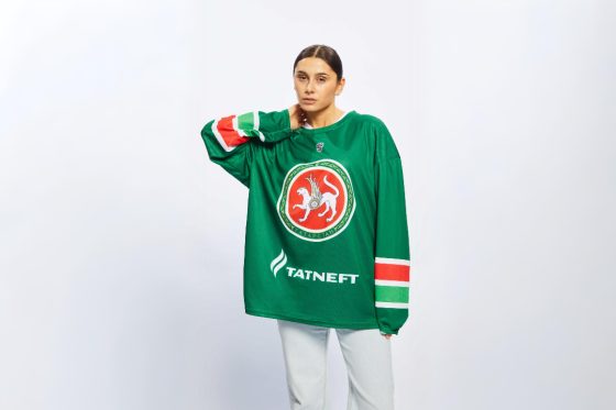 НФ-00053456-Джемпер болельщика унисекс, хоккейный , прямого силуэта, горловина круглая с обтачкой из осн.тк., рукав длинный втачной без усилительных накладок , 46(S). Ложная сетка